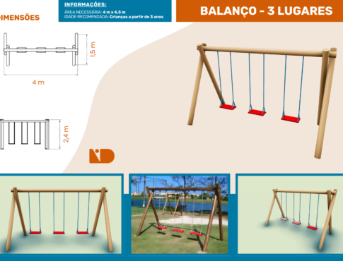 Balanço - 3 Lugares