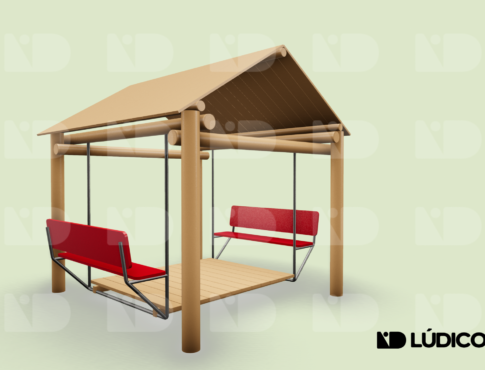 Balanço de estrado c telhado - 1