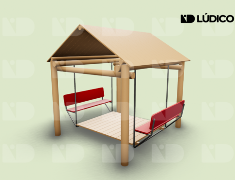 Balanço de estrado c telhado - 3