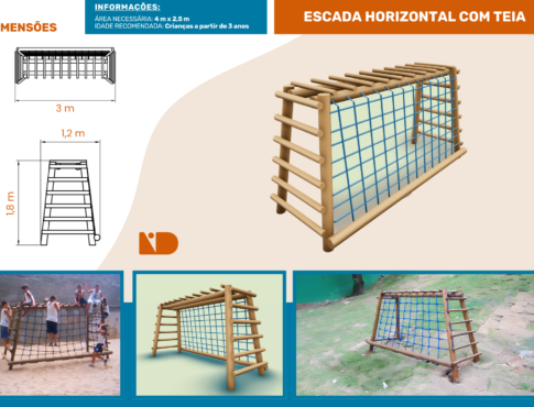 Escada Horizontal com Teia