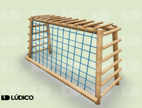 Escada horizontal com teia - 1