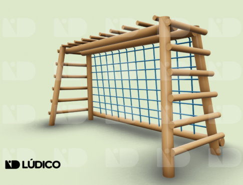 Escada horizontal com teia - 3